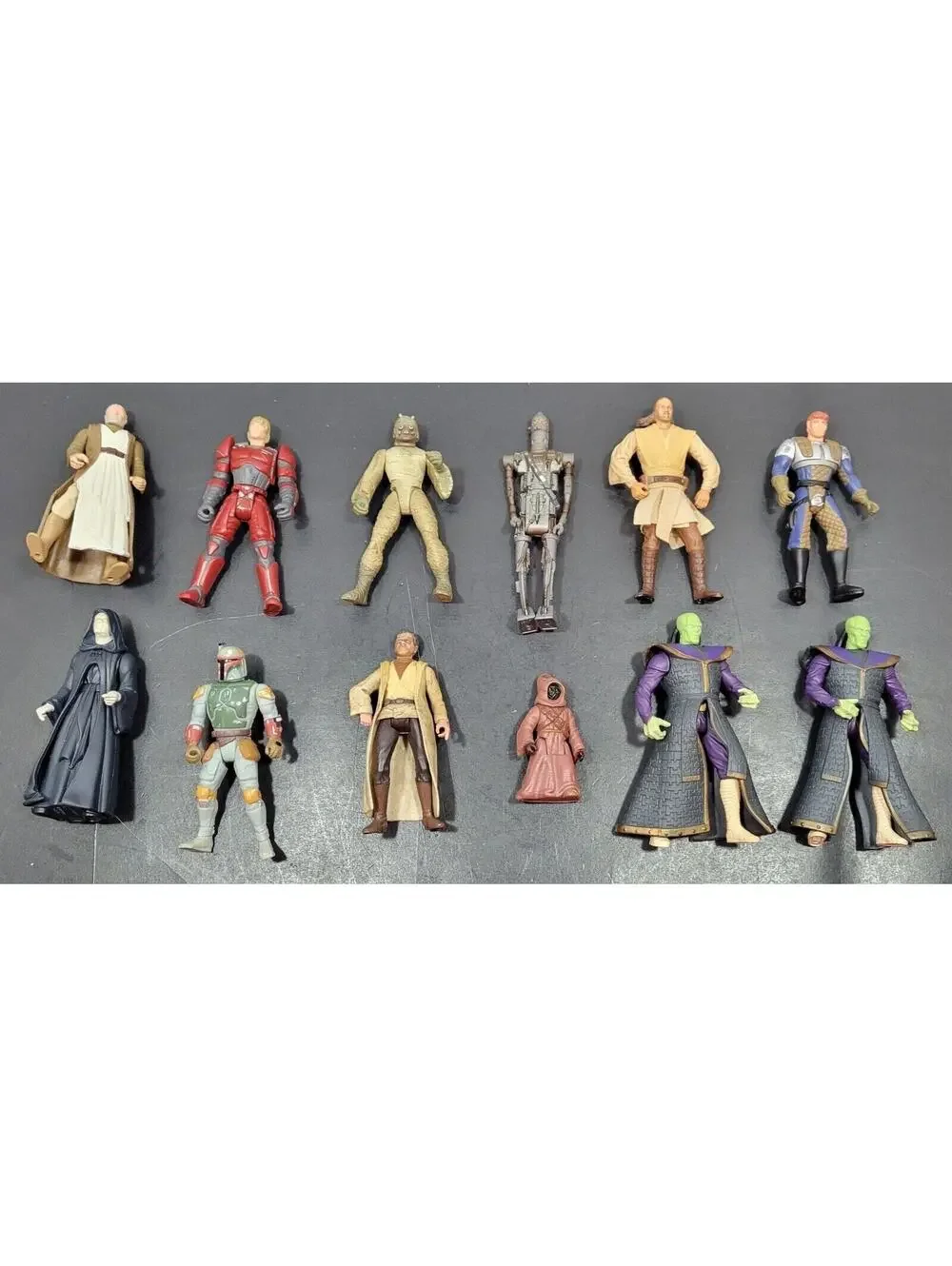 Vintage L.F.L. Star Wars Action Figures 1990's Hasbro Kenner Lot of 12